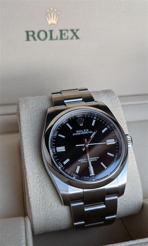 rolex black oyster|rolex oyster perpetual black.